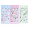 1 Sheet High Grade 3D Relief Sticker Flower Grass Musical Raised Sticker Adhesive Decorative Phone Case Accessories
