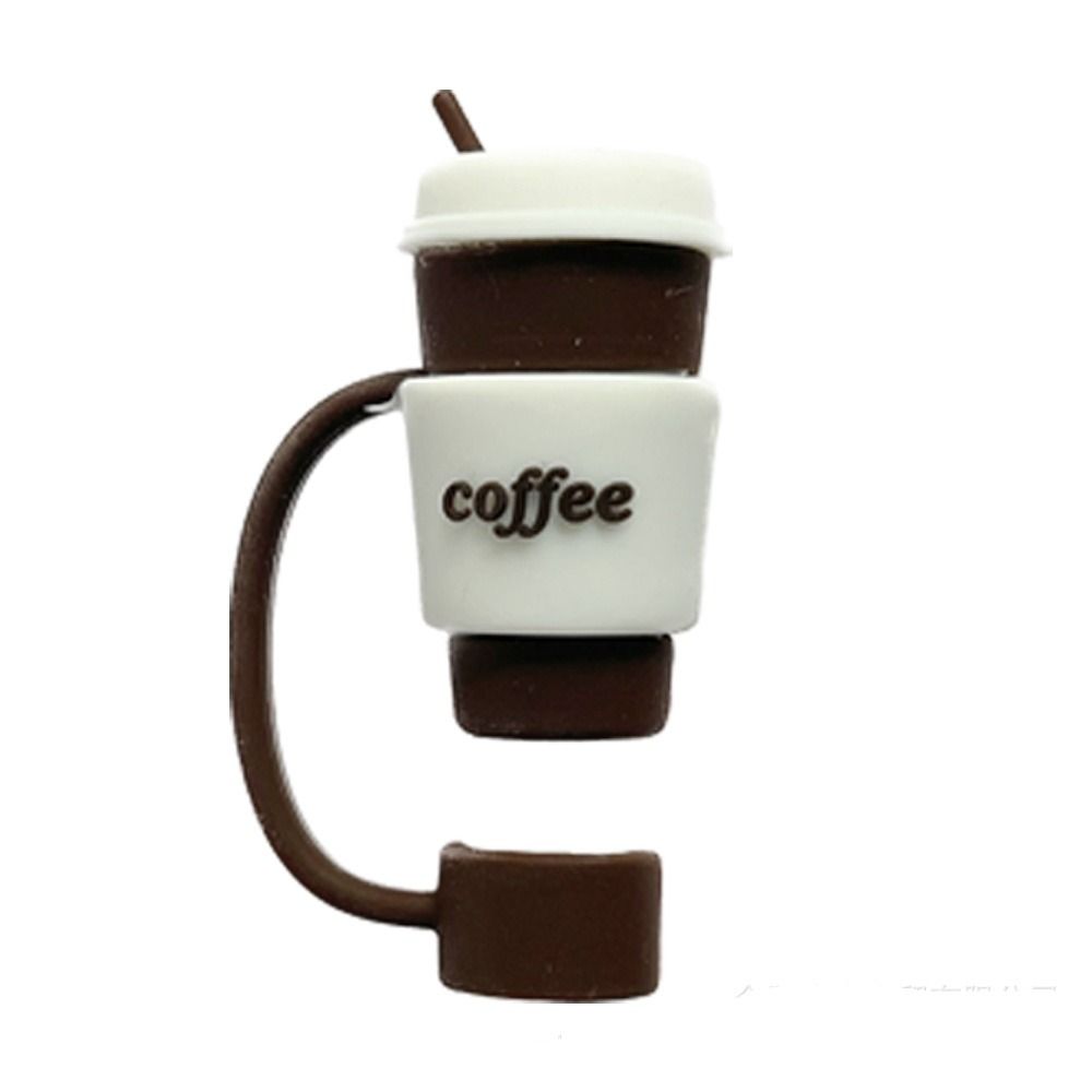Silicone Straw Topper Splash Proof Straw Dust Cap Drinkware Straw Cover  Straw Decoration