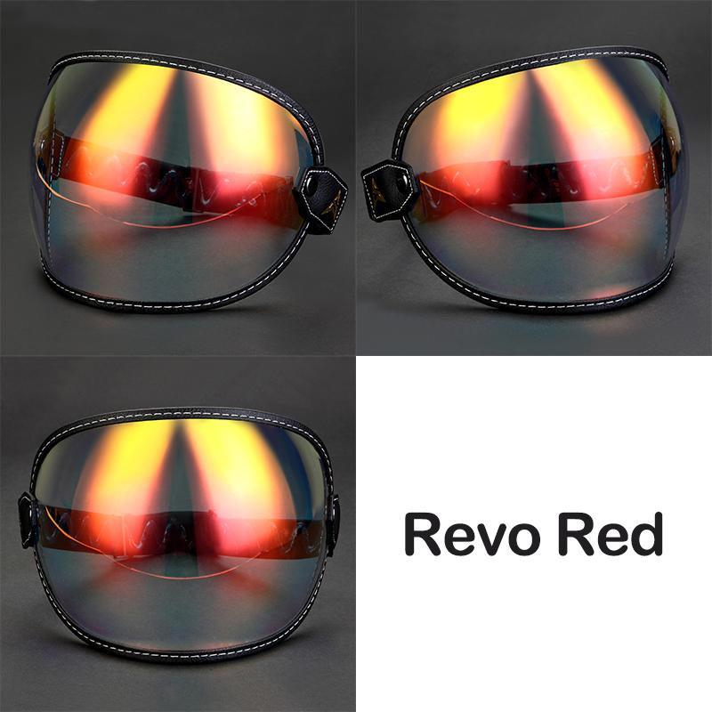 Universal Motorcycle Vintage Helmet Bubble Shield Visor Sunglasses Goggles Accessories Fit All Vintage Retro Open Face Half