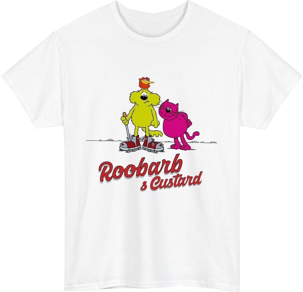 Roobarb Custard Vintage TShirt 90s Cartoon Retro Cartoon Lover Gift Tee Top S