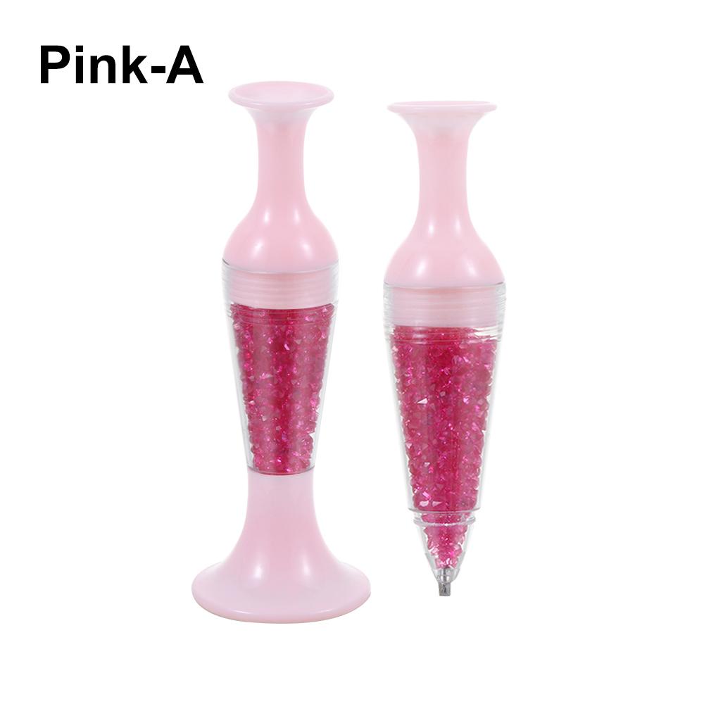 1PC Flower Pot Shape Point Drill Pen Cross Stitch 5D Diamond Painting Tool Point Drill Pen Diamond Pen Sewing Accessories