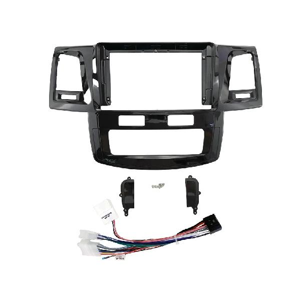 9 Inch Car Frame Fascia Adapter For Toyota Fortuner Hilux Vigo Android Radio Dash Fitting Panel Kit 2005-2015