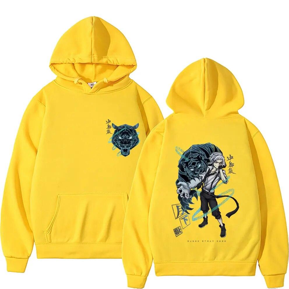 

Аниме Bungo Stray Dogs Nakajima Atsushi Толстовка с графическим принтом Унисекс Винтаж Unisexga Толстовка Унисекс Повседневный большой пуловер с капюшоном 4XL