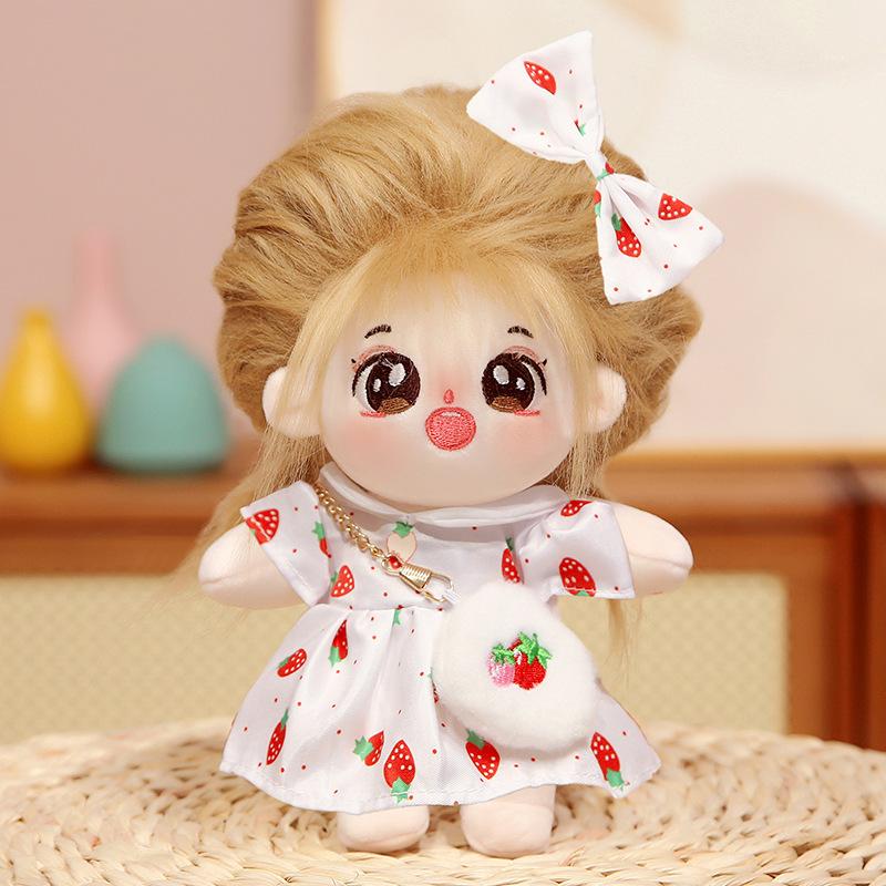 20cm Cotton Doll Clothes Skirt Plush Doll Girls Can Change Clothes Dolls To Give Gifts To Girls Best Friends