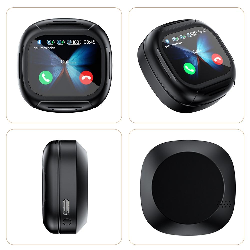 Căști intraauriculare cu ecran tactil nou BT 5.4 ANC Căști fără fir cu reducere a zgomotului cu husă de încărcare Căști sport la modă