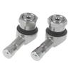 2Pcs Cnc Motorcycle 90 Degree Angle Wheel Tire Stem Tubeless Valve Aluminum
