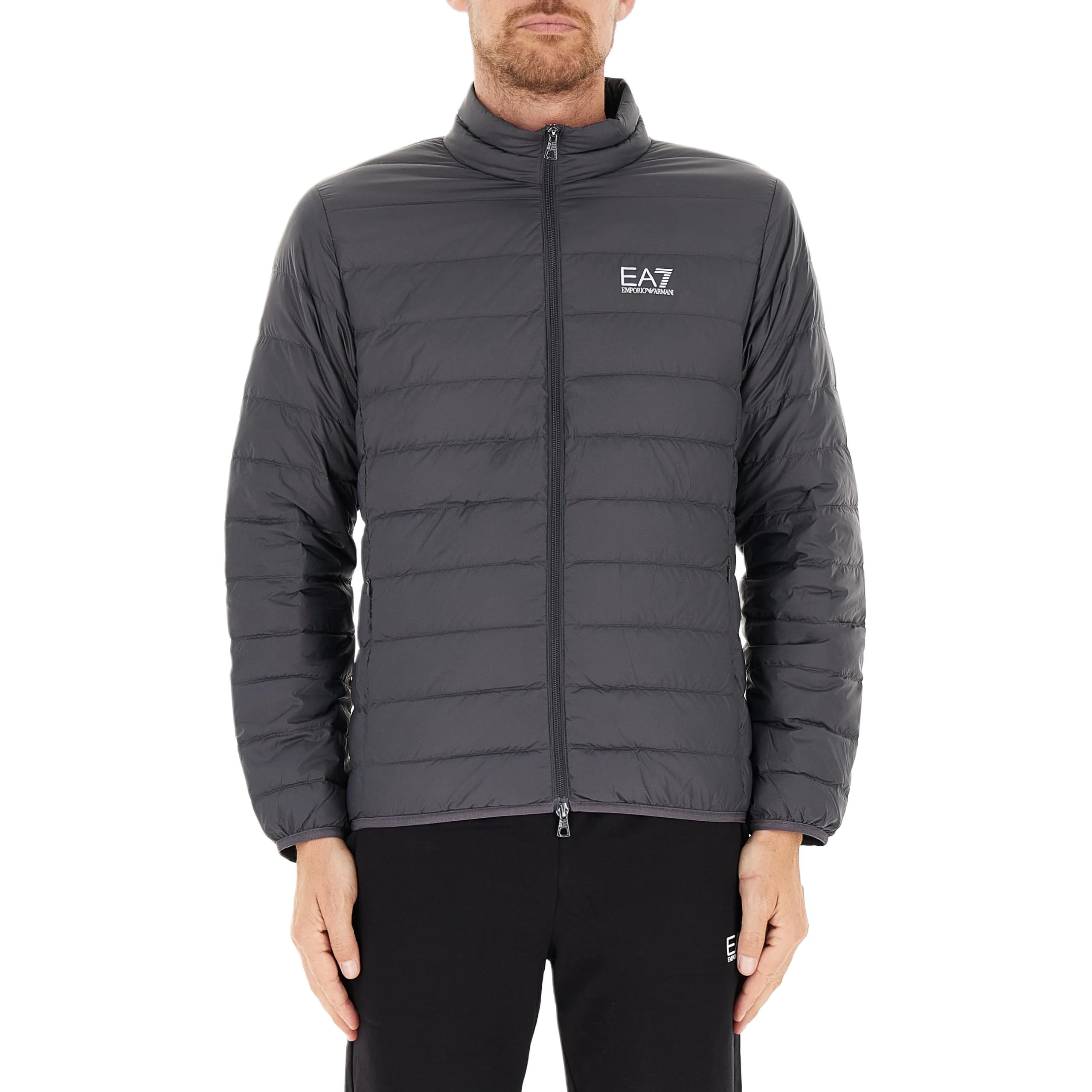 

Emporio Armani EA7 Solid Logo Long Sleeve Ribbed Down Jacket Men outerwear 8NPB23-PNGPZ-U8117 M