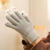 Yousheng Cute Warm Fuzzy Gloves Women Men Cozy Plush Touch Screen Gloves Winter Funny Finger Gloves for Texting Writing Driving