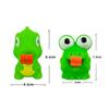 Creative Fidget Decompression Pinch Toy Frog Dinosaur Sticking Tongue Out Relieve Stress Children Fun Squeeze Interactive Toys