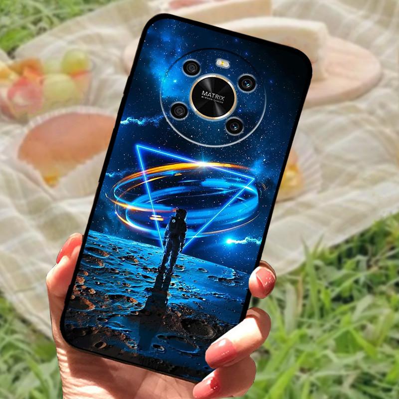 For Honor X 9 4G Case Silicone Soft Marble Protective Covers For Honor X9 Cases Fashion Black Bumper for Huawei Honor X 9 Fundas