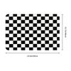 Classic Checkerboard Front Door Mat Anti-Slip Indoor Absorbent Chess Board Doormat Kitchen Bedroom Entrance Rug Carpet