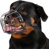 Dog Muzzle Adjustable Durable Metal Wire Basket for Large and Extra Large Dogs
