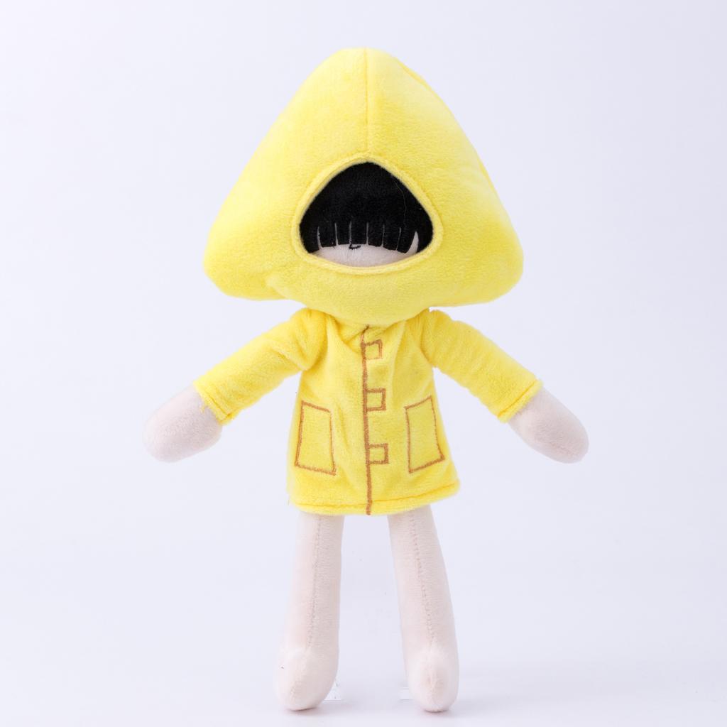 Süßes Lebensechtes Little Nightmares 2 Plüschtier Entzückende Six Figur Sammlung Cartoon Figur Abenteuerspiel Geschenk Spielzeug Für Kinder Fans