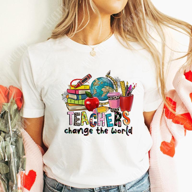 Graphic Tops Teachers Tshirts Clothing Teachers Gifts Teacher Shirts Gift Summer Fashion Tshirts Short Sleeve School
