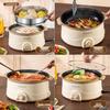 Wielofunkcyjny multicooker elektryczny All-in-One: Nieprzywierający multicooker, patelnia, urządzenie do gotowania jajek, wszechstronny garnek do gotowania do akademików i użytku domowego.