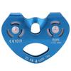 25KN Aluminium Alloy Heavy Duty Single Swivel Rope Pulley Block Climbing (blue)