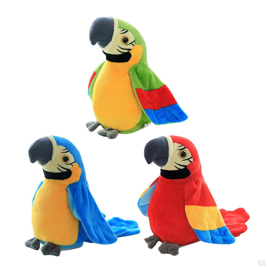 22cm Plush Toys Stuffed Bird Doll Repeat Speaking Talking