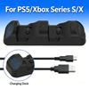 For Switch Pro Controller Charging Dock Type-C Controller Dock Station Holder Charger Station for PS5/Xbox Series S/X Controller