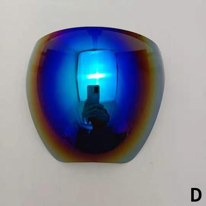 Face Shield Hd Transparent Anti-fog Anti-splash Protection Mask Space Multi-color Coating Goggles