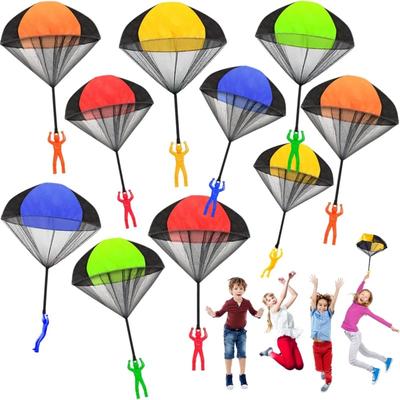 Parachute Toy for Kids Tangle Free Figures Parachute Throwing Flying Toys Parachute for Indoor & Outdoor Gift Party Favors