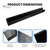 Heavy Duty Gutter Guard Roof Rain Diverter, Carbon Steel Rainwater Diverter Splash for House Roofs, Doorway Corners Runoff Redirector