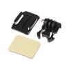 2Sets Curved Surface Base Mount With Quick Release Removable Buckle & Adhesive Stickers For 6/5/4/3+/3 Action Camera Helmet