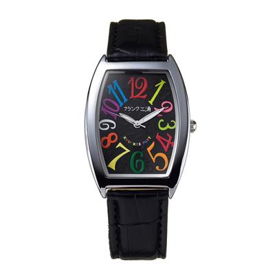 Frank Miura Uhr Nachdruck Vier Große Marken Null Uhr Quarz Damen Japan (Regenbogen Schwarz)