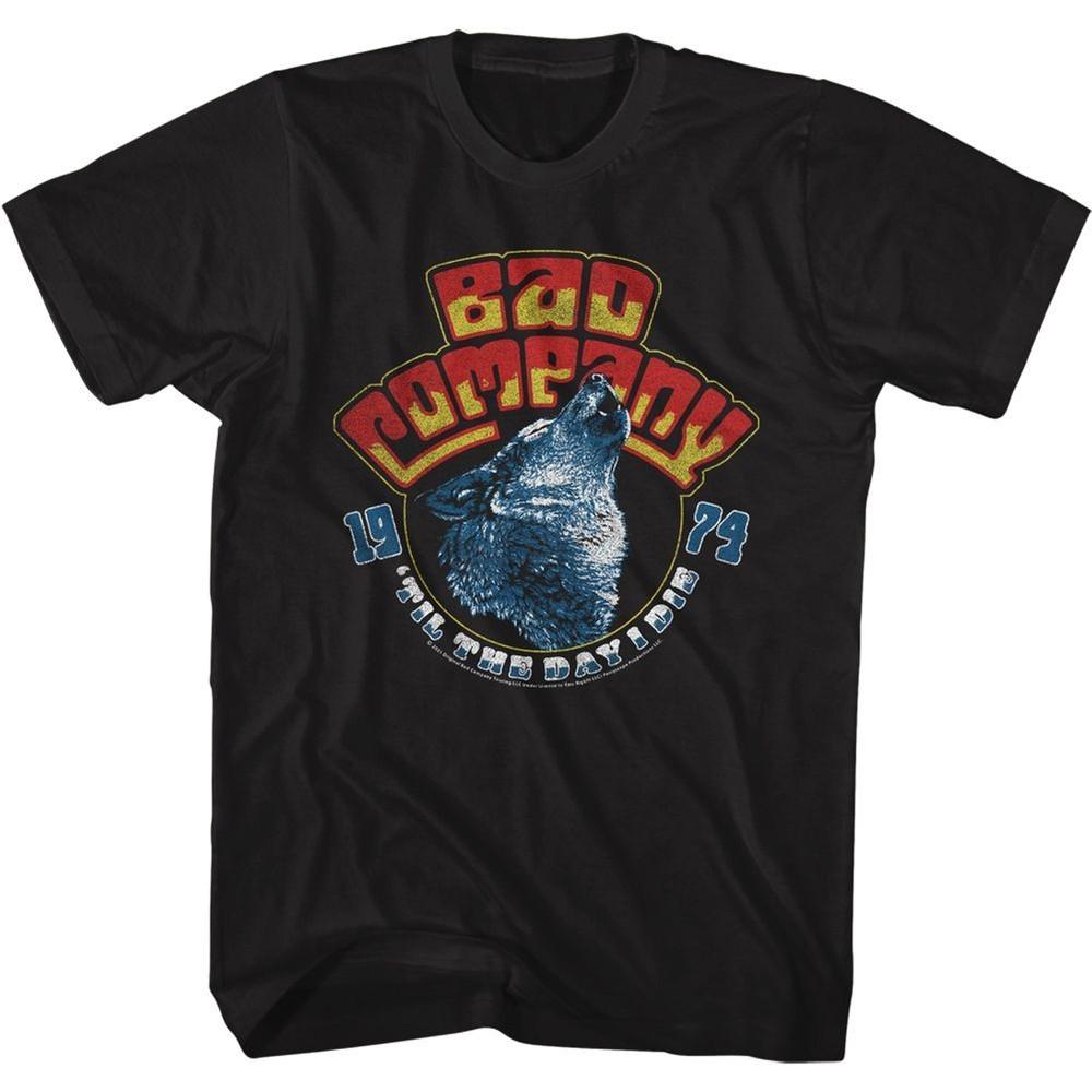 Bad Company Wolf Head 74 Music T-shirt Tops Tees Men's Women's Unisex