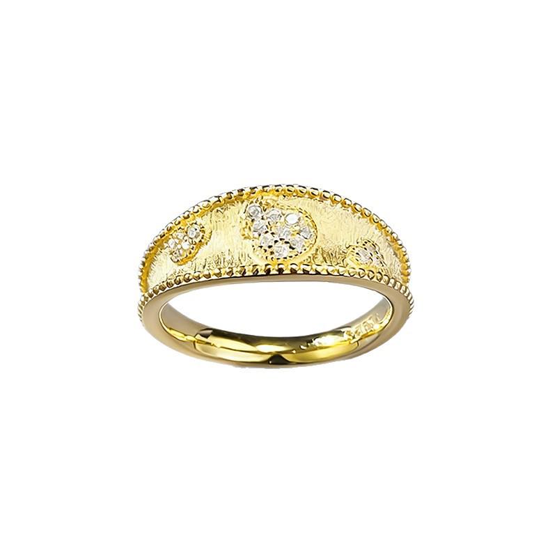2026 S925 Silver Gold-Plated Gourd Ring: Retro Chinese Style for Autumn/Winter