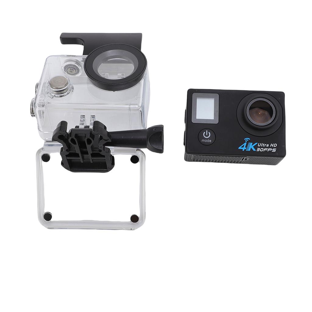 4K Underwater Camera Camcorder Water Proof 170 Degree Wide Angle Vlog Camera WIFI Sync Function for Outdoor Cycling