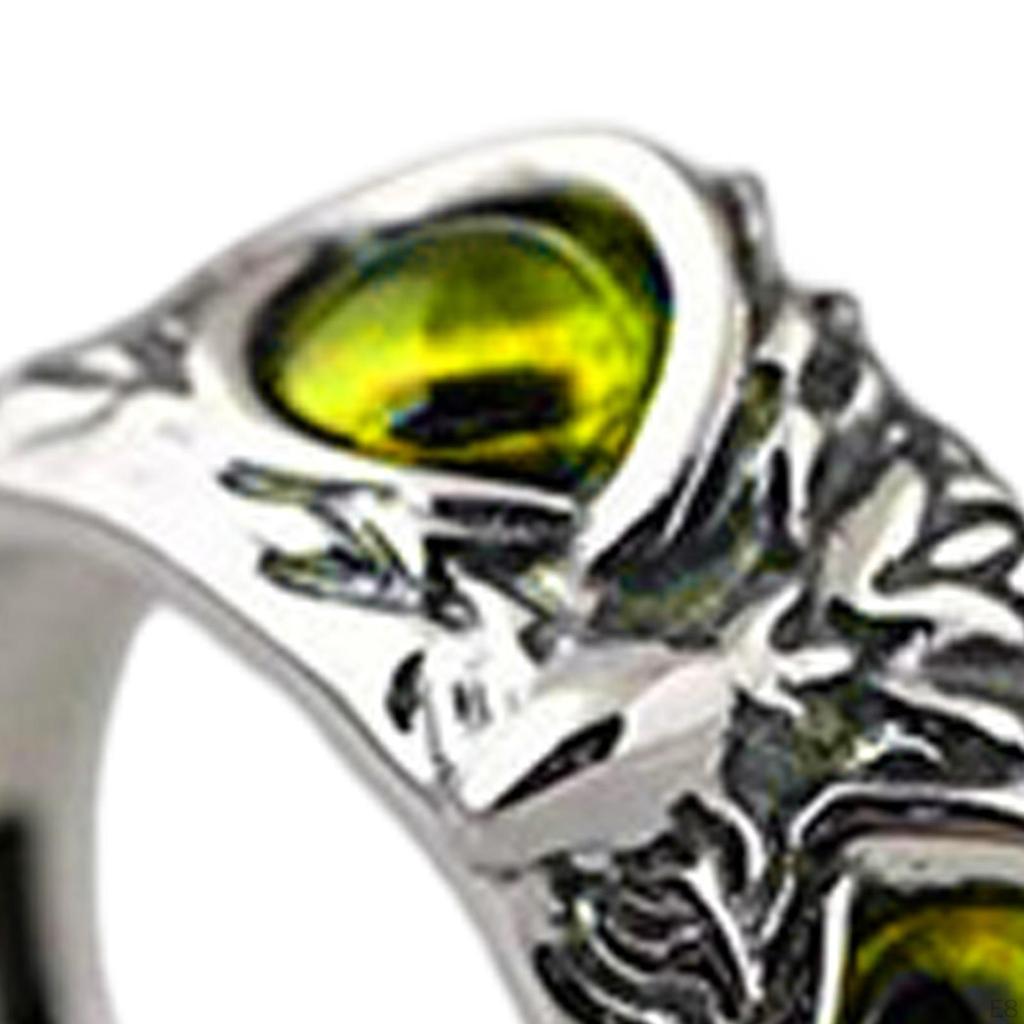 Eye Owl Rings Animal Open Ring Statement for Men Women Teen Boys Girls