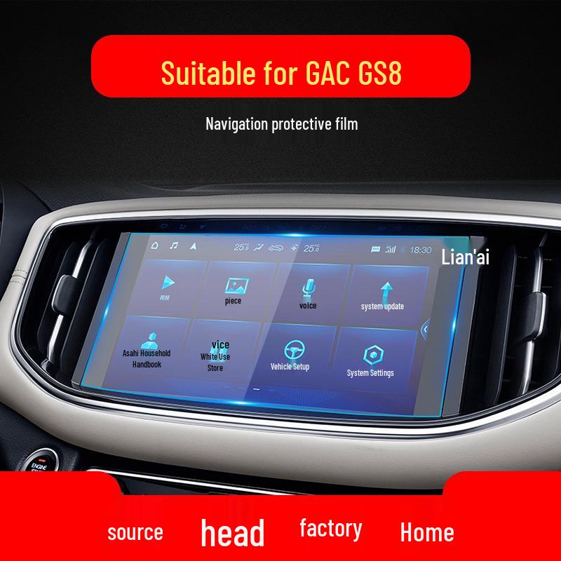 Tempered Film for GAC Trumpchi GS5, GS8, GS3 Navigation & Instrument Panel