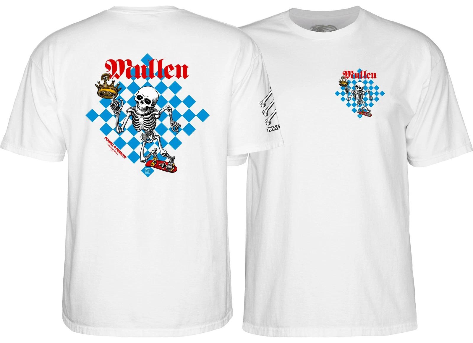 Powell Peralta BONES BRIGADE Rodney Mullen CHESS Skateboard T Shirt WHITE XXXL