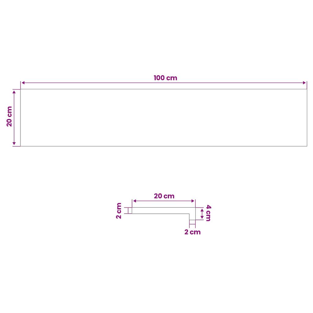 Window Sills 2 pcs Dark Brown 100 x 20 x 2 cm