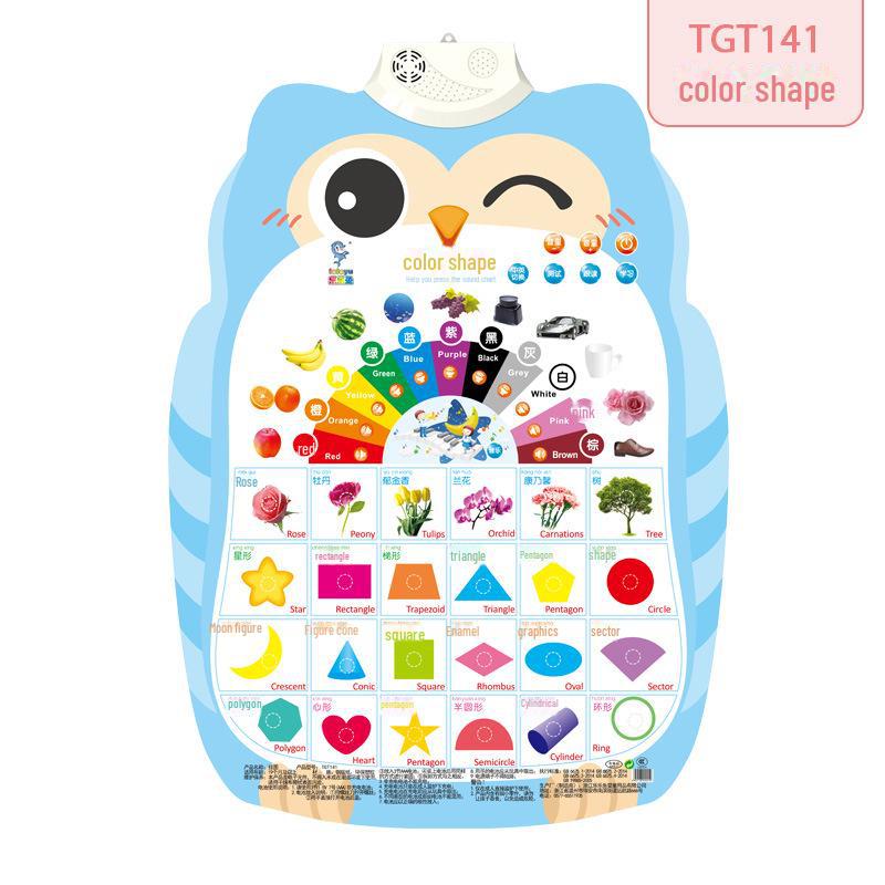 Interactive Baby Sound Wall Chart: Early Education, Cognitive Development, Pinyin Alphabet for Children.