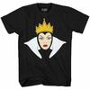 Disney-skurkar Onda Drottningen Ansikte 100% Bomull T-shirt Herr T-shirts Topp