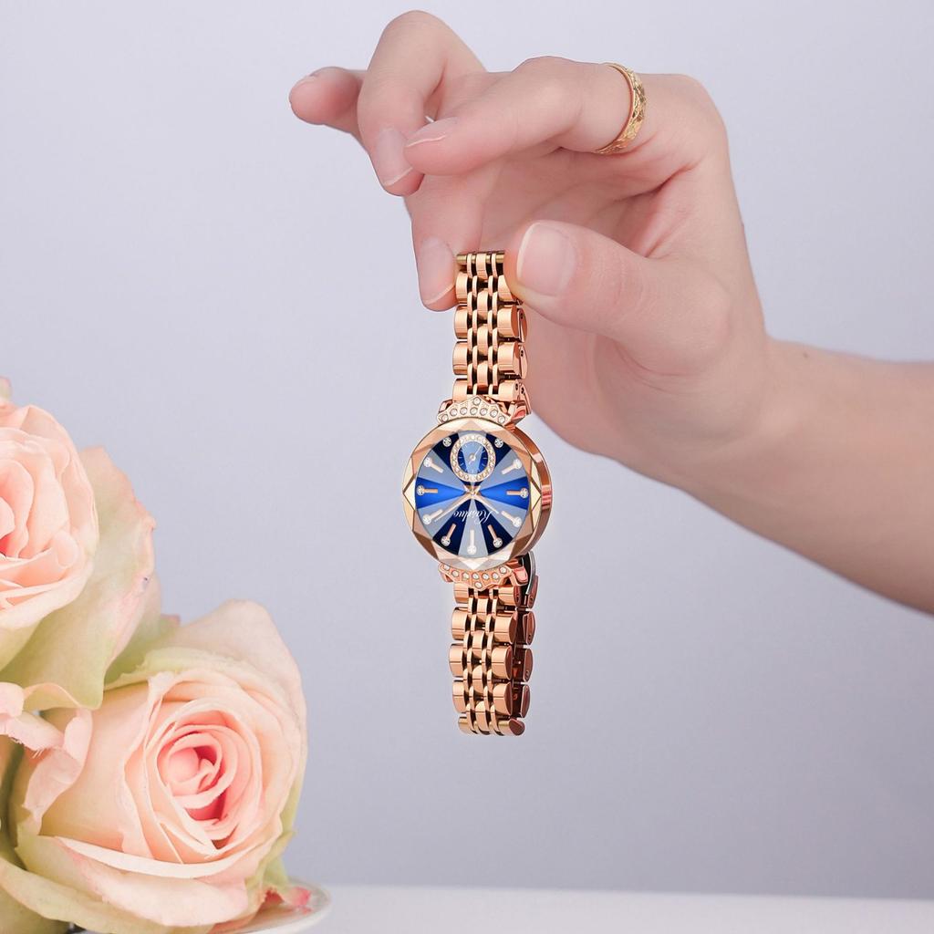Ladies Watch Valentine'S Day Gift For Girlfriend High-Value Fashionable Versatile Waterproof Diamond-Encrusted Quartz Watch