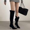 Winter Fashion Pointed Toe Women Long Over The Knee Boots Night Club High Heels Party Stripper Female Shoes