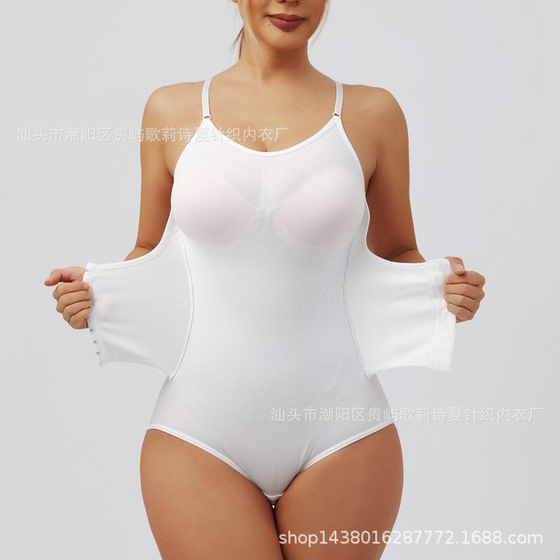 Postpartum Shaping Bodysuit for Women: High-Waisted, Strapless, Tummy-Tucking, Button-Up, Waist-Slimming, Body-Shaping Garment