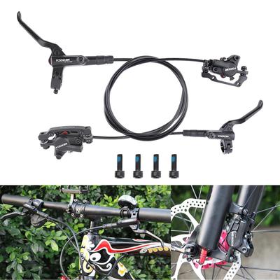Hydraulische Scheibenbremsen, Aluminiumlegierung Rechts Vorne Links Hinten Bremshebel, Passend für Mountainbike