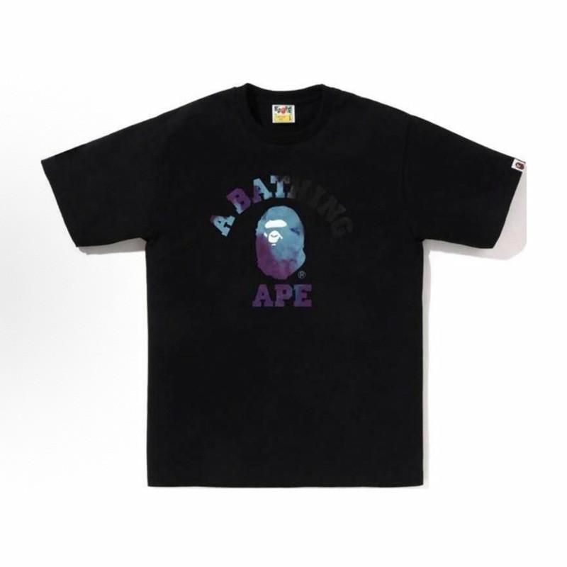 Heavyweight 260g Cotton Graphic Tee Men - Oversized Streetwear T-Shirt With Cartoon Ape Head Print Casual Wear