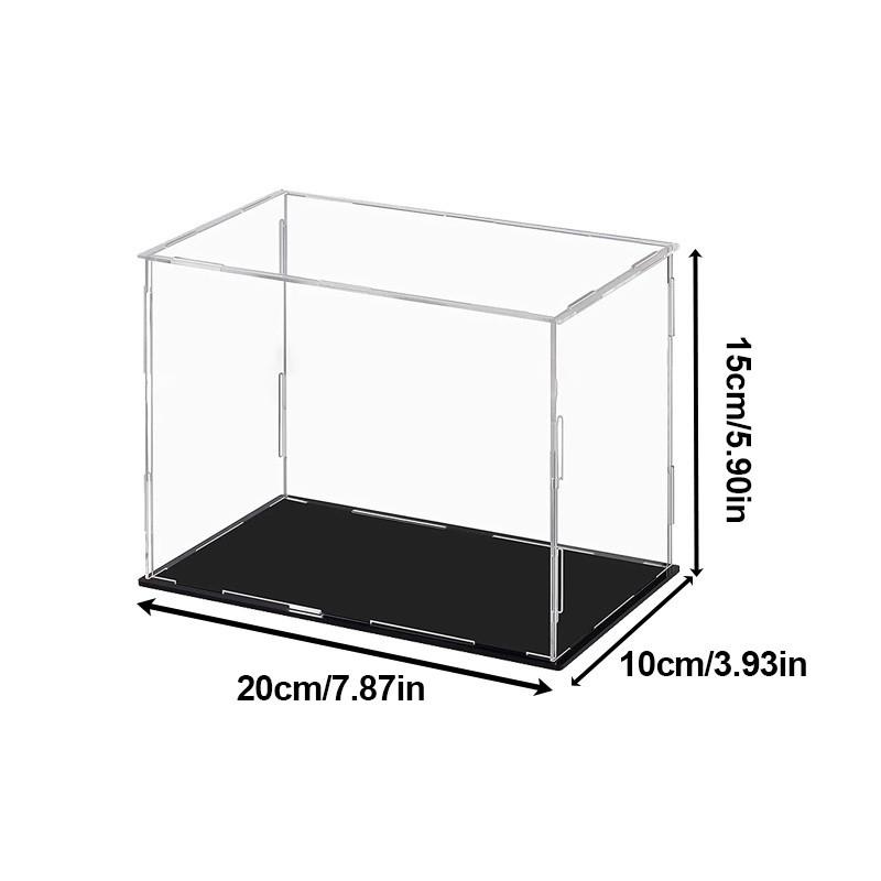 Акриловая витрина разных размеров для коллекционных предметов Сборная прозрачная акриловая коробка Защитная витрина для фигурок Организация игрушек 201025cm 1350₽