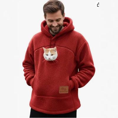 Unisex Fleece Hoodie Oversized Casual Warm Pullover Sweatshirt Daily Wear In Black Olive Pink Red Teal Navy Yellow