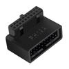 USB-адаптер для материнской платы компьютера USB 3.0 19P 20P 90-градусный разъем-конвертер для материнской платы ПК