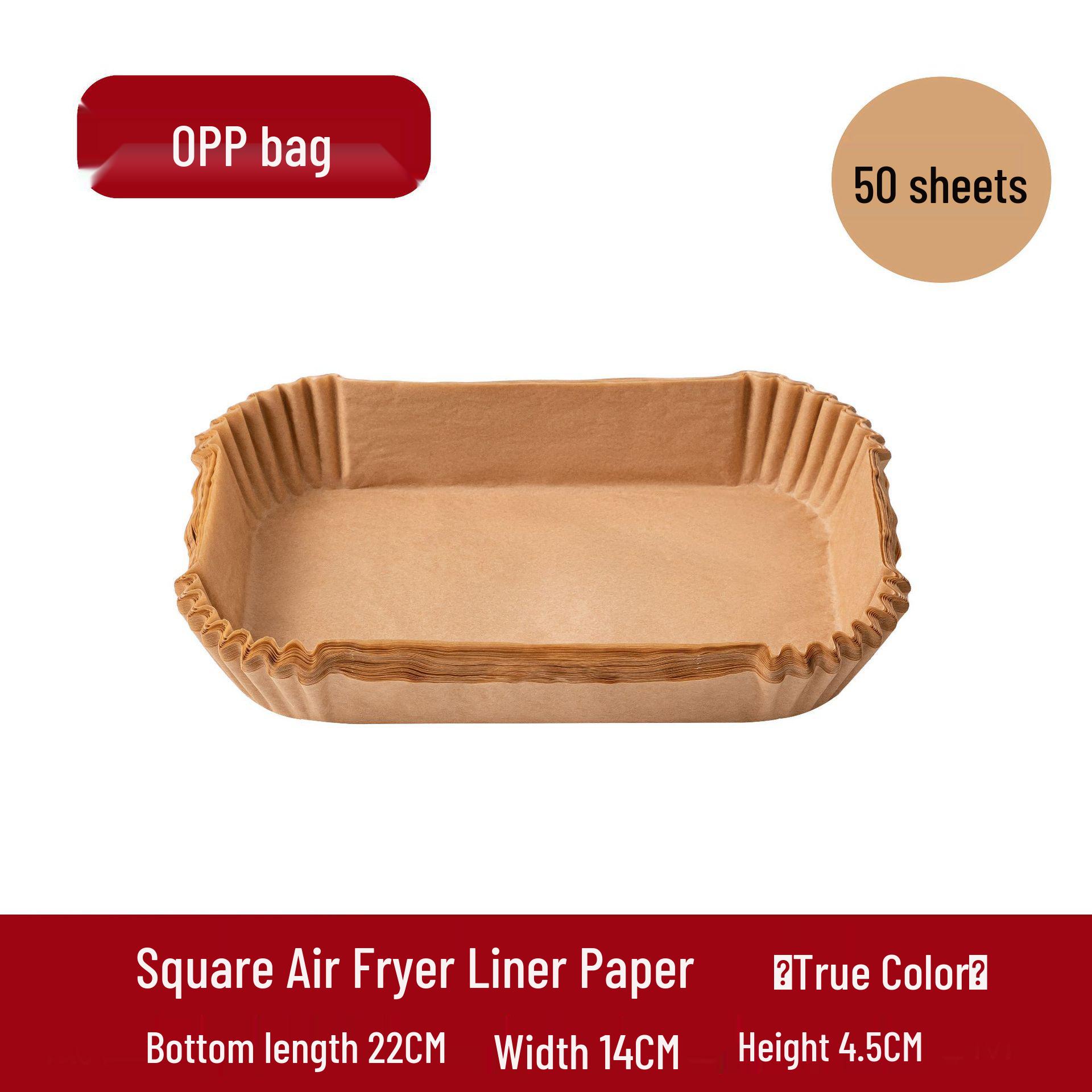 

Одноразові прямокутні паперові форми для аерофритюрниці для моделей з двома кошиками 50 pieces bagged [22x14]