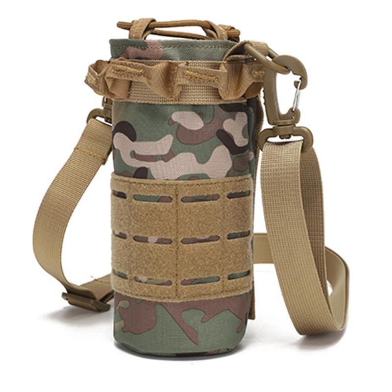 Water Bottle Holder Tactically Backpack Attachments Pouches Outdoor Water Bottle Carriers Bag for Gym Workout Hiking