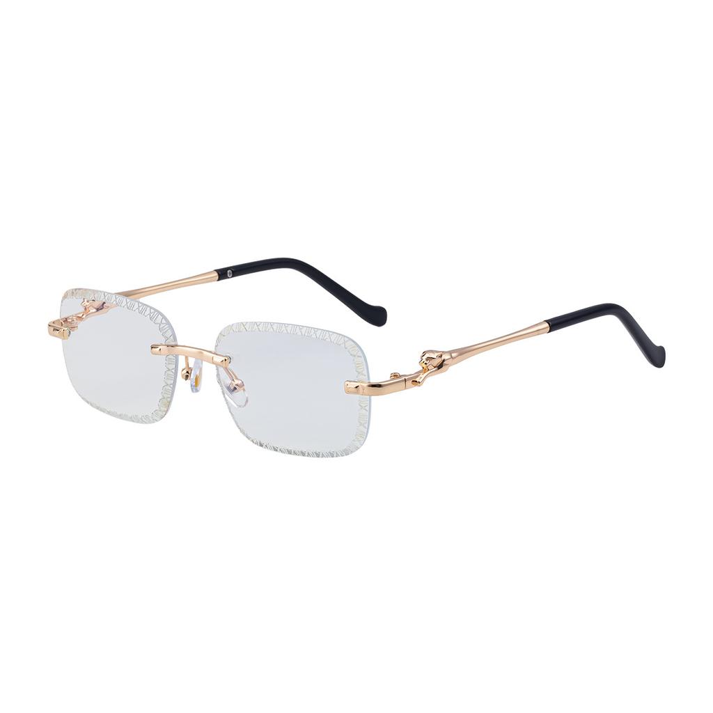 JYL TS Men's Rimless - Diamond-Cut Unique Sun-Protective Shades WF-5G328