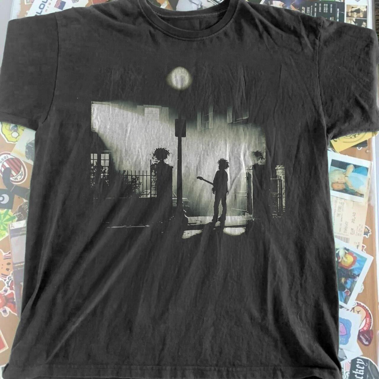 THE CURE The Exorcist Mashup The Curexorcist Unisex Black Cotton T-Shirt XXXXL