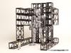 PM Office A Plastic Accessory 01 Truss Black Plastic Model MS085 (Square) Ver. (Scenery)