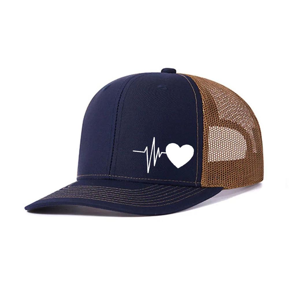 Custom Letter Mesh Baseball Cap With Breathable Cotton For Outdoor Sports And Socials
